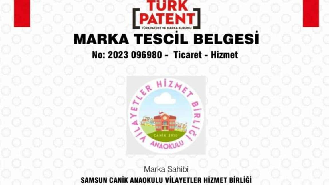 Okulumuzun yeni logosu 10 yıl süre ile korunmak üzere Türk Patent ve Marka Kurumu tarafından tescil edilmiştir.